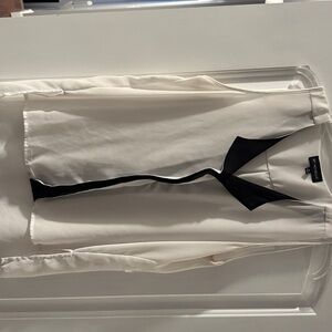 My Michelle White Top with Black Label